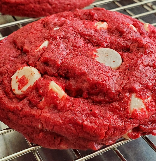 Red Velvet White Chocolate Chips Cookies - Dozen
